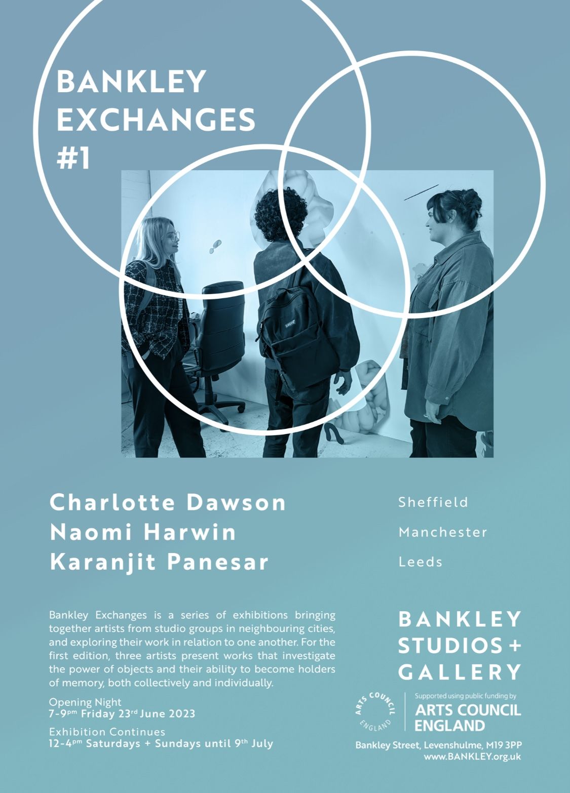 Bankley Exchanges #1:  Charlotte Dawson, Naomi Harwin, Karanjit Panesar 