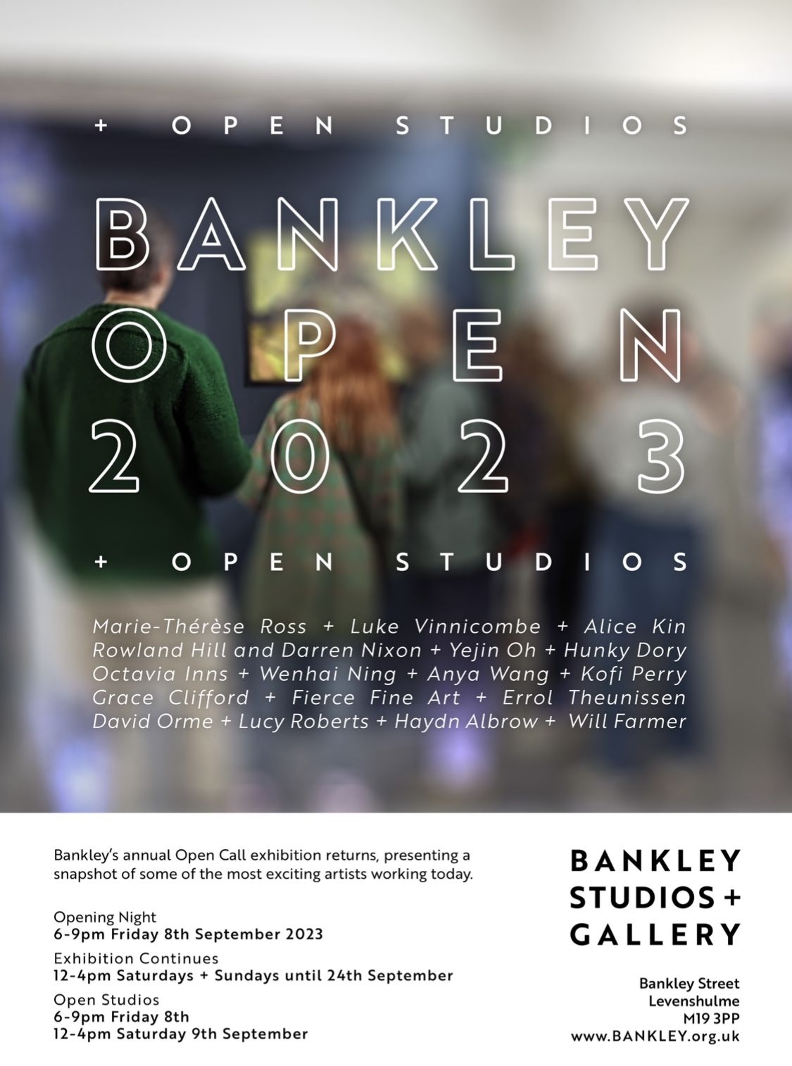 Bankley Open 2023 + Open Studios