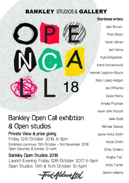 Bankley Open Call Exhibition & Open Studios 2018